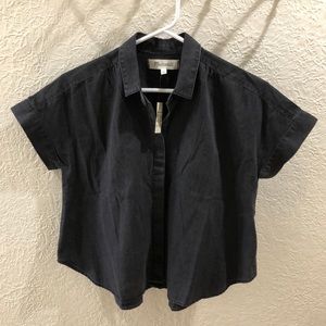 Brand NEW Faded Black Madewell XXS Button-Up Shirt